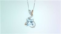 Collana Donna Oro Donna in Oro Acquamarina ACM461 - ACM461